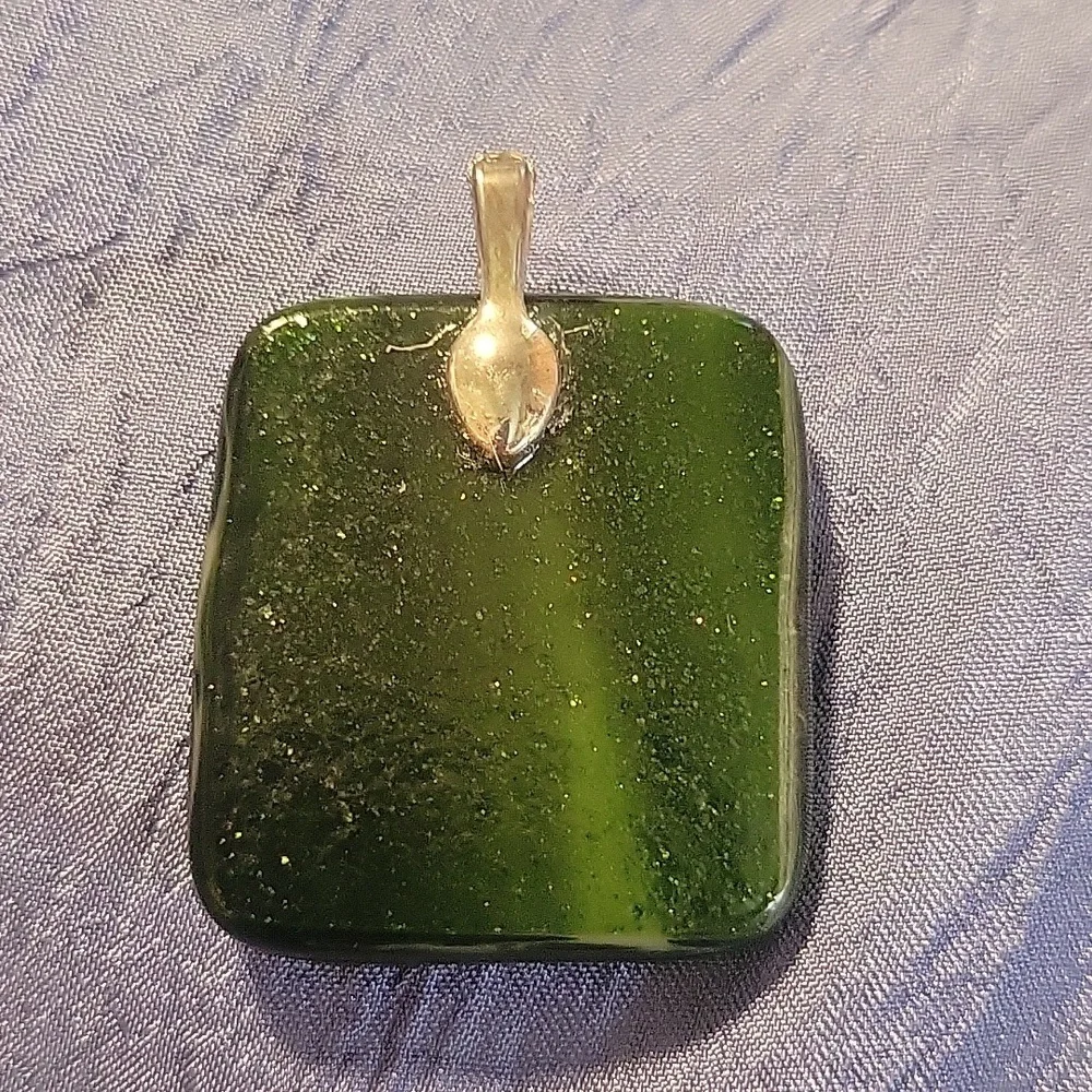 Handcrafted Blown Glass Pendant